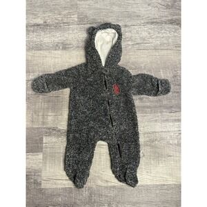 Gen2 Indiania Hoosiers Fleece Jump Suit Hooded Jumpsuit IU Red Logo‎ 0-3